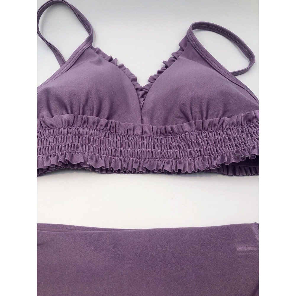 Chelsea & Violet Bathing Suit Girl’s 16 Purple Two-Piece‎ Swim Suit Bikini NWT